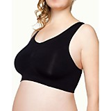 Майка бесшовная укороченная для беременных  женщин "HUNNY mammy" Б-544 размер (158,164-100-106) черн