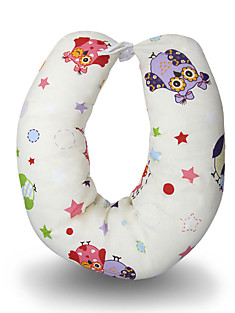 Подушка многофункциональная для беременных и кормящих женщин (бежевый/фиолетовый/совы) модель № 01