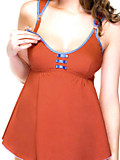 Сорочка укороченная женская (для кормящих женщин) "ФЭСТ" 64911 (линия "MADONNA") размер (158,164-96-