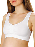 Майка бесшовная укороченная для беременных женщин "ФЭСТ" Б-124  размер (158,164-92-98) белый
