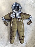 Комбинезон-трансфрмер "ЗИМА" для мальчика (Олива)