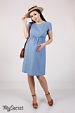 Платье для беременных горох (М)  Celena  DR-28.013